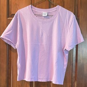 Outdoor Voices Lavender Short Sleeve Tee